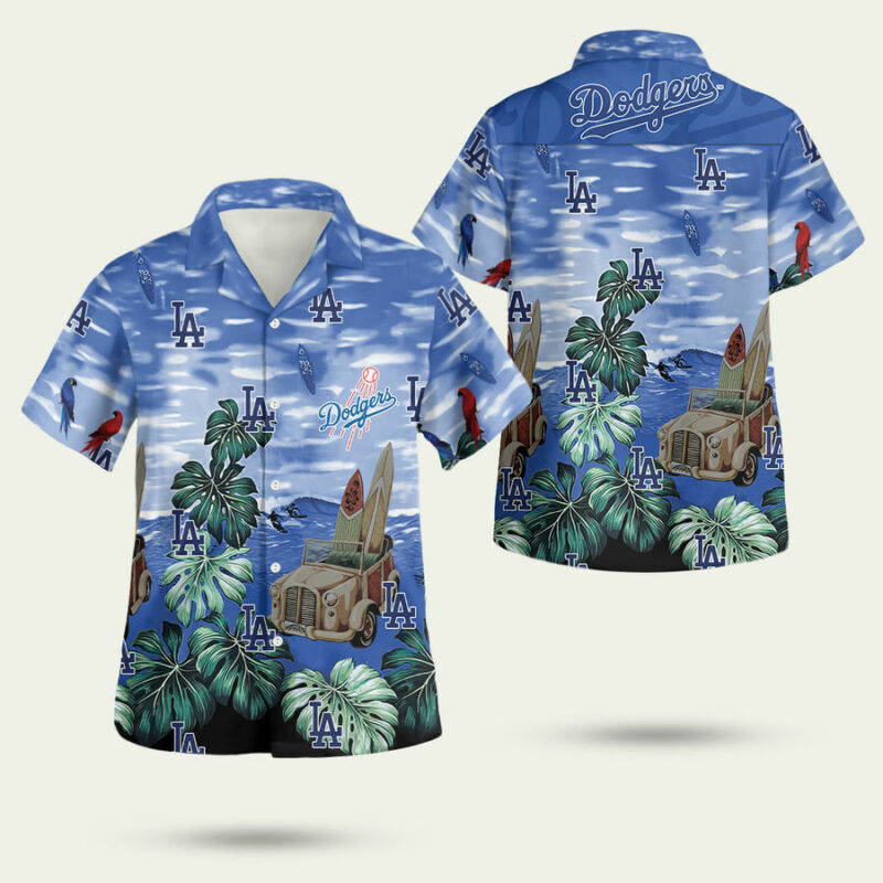 La Dodgers 1 Hawaiian Shirt
