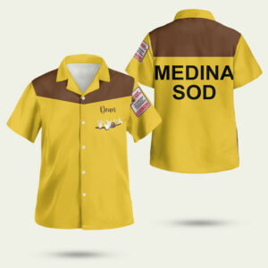 Lebowskialoha medina sod custom name hawaiian shirt