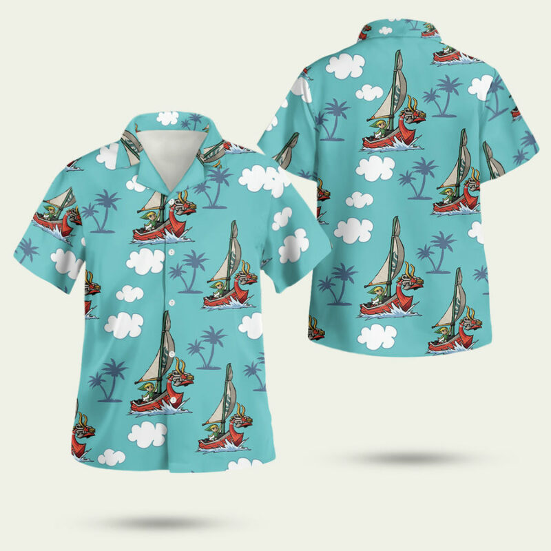 Legend Of Zelda The Wind Waker New Hawaiian Shirt