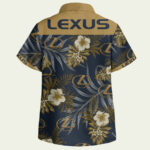 Lexus hawaiian shirt back side