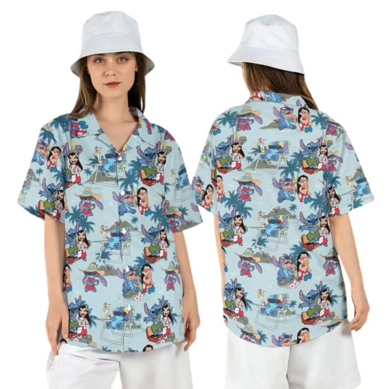 Lilo And Stitch Cute Hawaiian Shirt