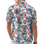 Lilo And Stitch Disney Character Hawaiian Shirt Back