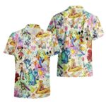 Lilo And Stitch Disney Characters Summer Hawaiian Shirt