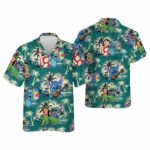Lilo And Stitch Eating Ice Cream Disney Hawaiian Shirt
