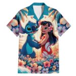 Lilo and Stitch Best Friends Summer Beach Disney Hawaiian Shirt Front