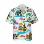 Lilo and stitch Coconut Island hawaiian shirt Front