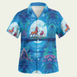 Lion king disney hawaiian hawaiian shirt front