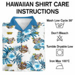 Looney tunes bugs bunny hawaiian shirt care instruction