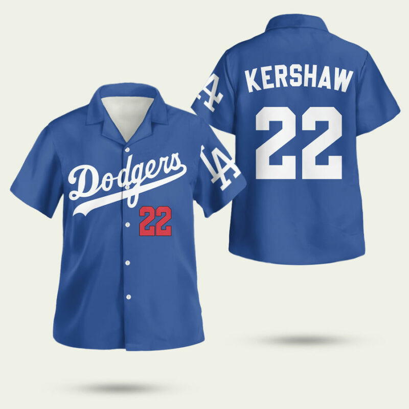 Los Angeles Dodgers Clayton Kershaw Hawaiian Shirt