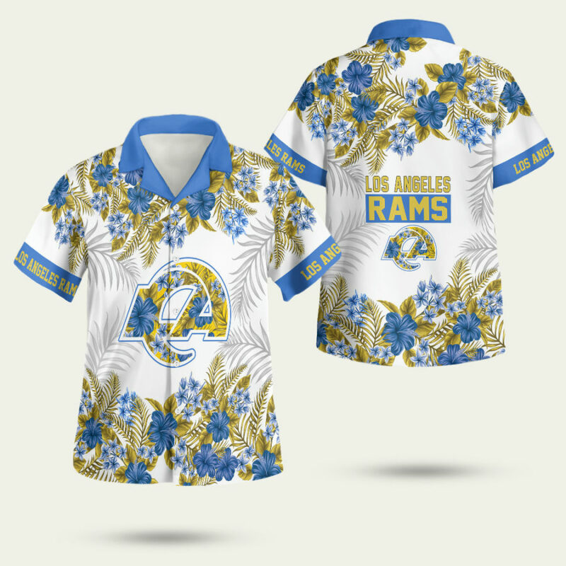 Los Angeles Rams Tropical Hawaiian Shirt