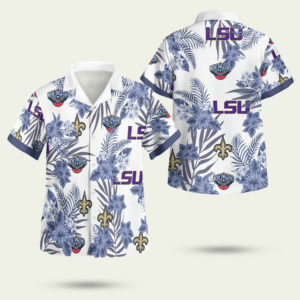 Louisiana sports hawaiian shirt 1