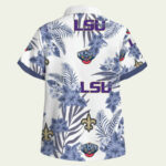 Louisiana sports hawaiian shirt back