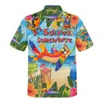 Margaritaville Summer Livin' Life Like a Jimmy Song Hawaiian Shirt Back