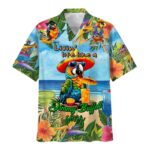 Margaritaville Summer Livin' Life Like a Jimmy Song Hawaiian Shirt Front