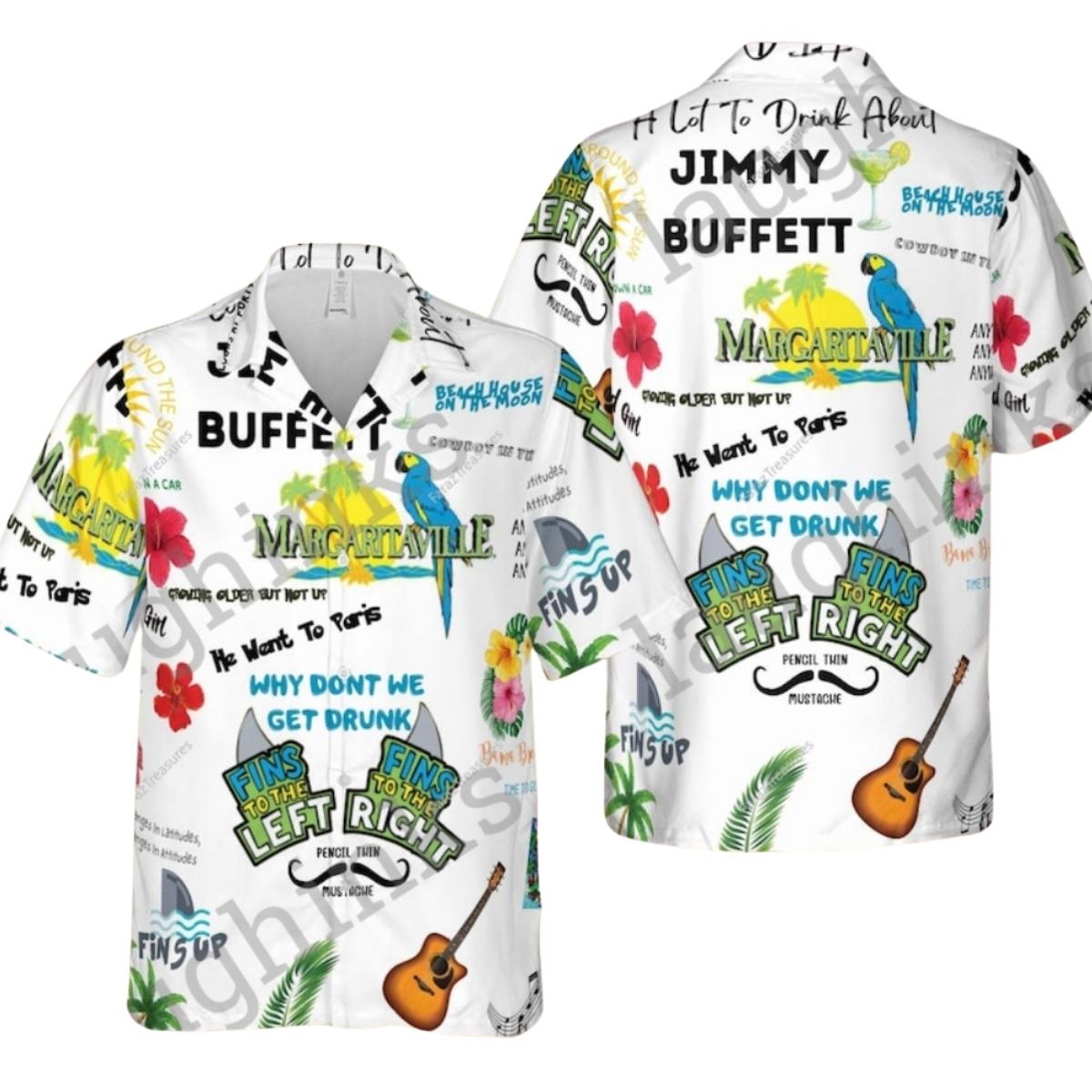 Margaritaville Why Don'T We Get Drunk Beach House On The Moon Hawaiian Shirt
