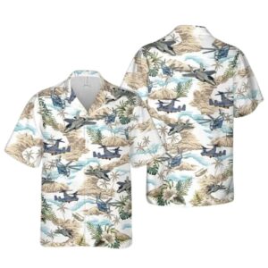 Marine Corps Aircraft Hawaiian Shirt