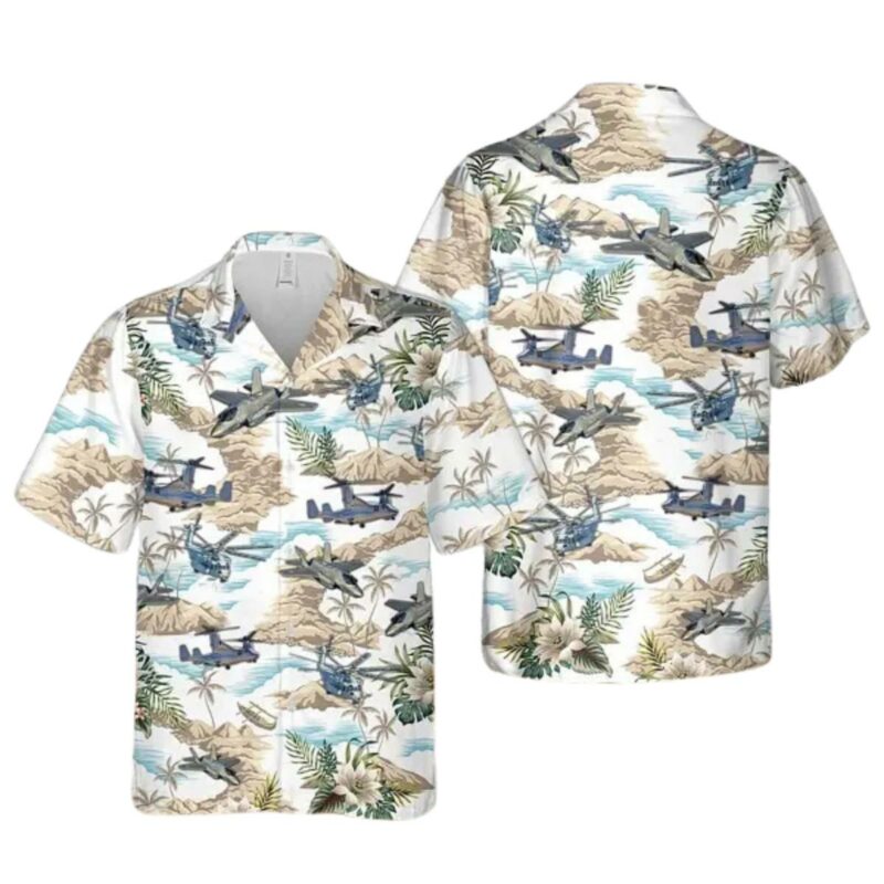 Marine Corps Aircraft Hawaiian Shirt