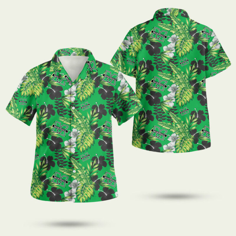 Marshall Thundering Herd Hawaiian Shirt