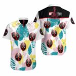 Marvel Deadpool Comics Deadpool Face Hawaiian Shirt