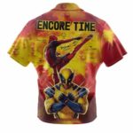 Marvels Deadpool And Wolverine Encore Time Hawaiian Shirt Back