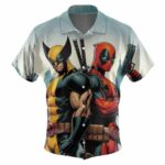 Marvels Deadpool And Wolverine Hawaiian Shirt