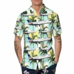 McDonnell Douglas MD 81 Scandinavian Airlines SAS Hawaiian Shirt Front 1