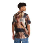 Mercy Anime Inspired Gym Workouts Hawaiian Shirt Back 1