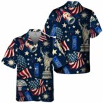 Michelob Ultra Liberties Vintage Flag Hawaiian Shirt
