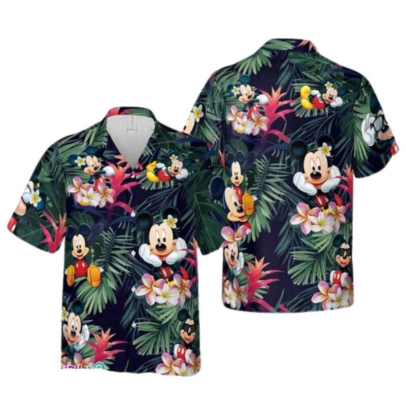 Copy Of Copy Of Copy Of Untitled Mickey Mouse Floral Hawaiian