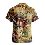 Mickey Mouse Walt Disney Pirates King Hawaiian Shirt Back