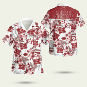 Miller high life hawaiian shirt