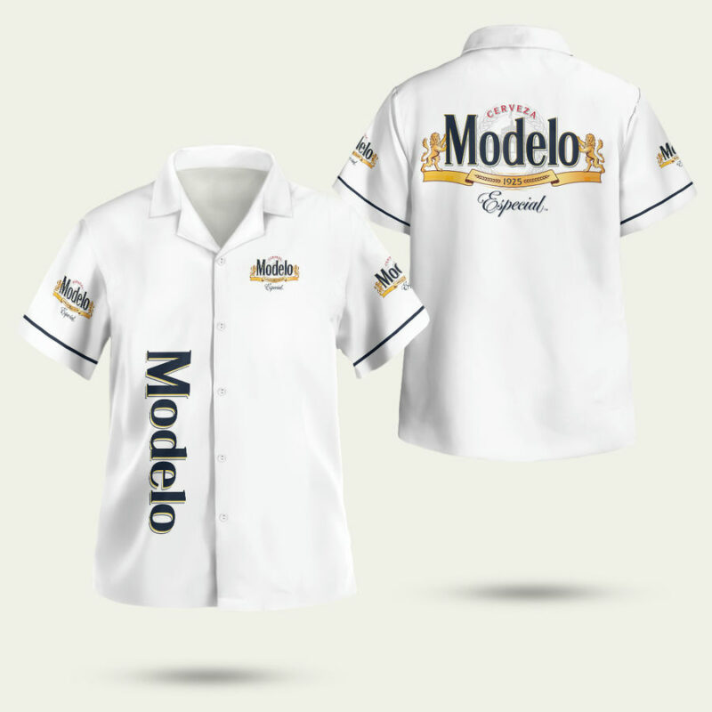 Modelo Special White Hawaiian Shirt 1