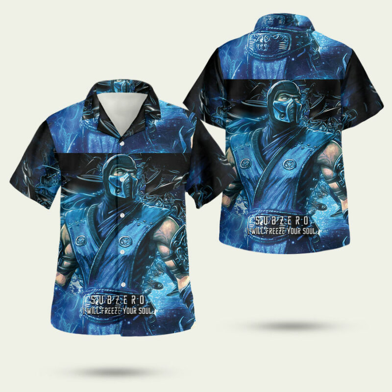 Mortal Kombat Subzero Hawaiian Shirt