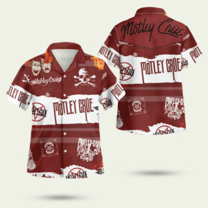 Motley crue hawaiian shirt