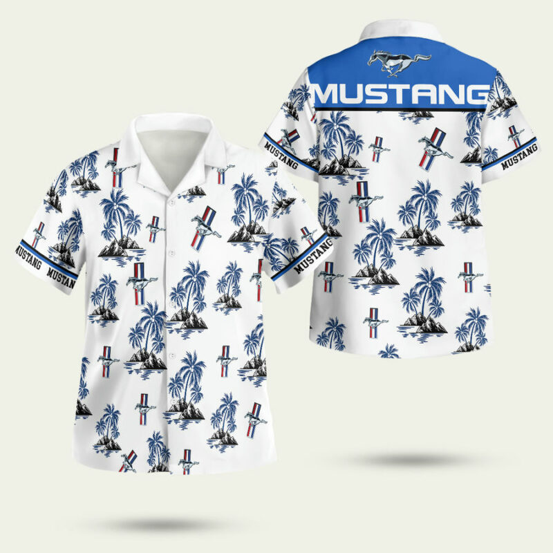 Mustang Tropical Hawaiian Shirt