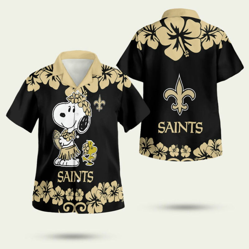 New Orleans Saints And Snoopy Hawaiian Shirt 1