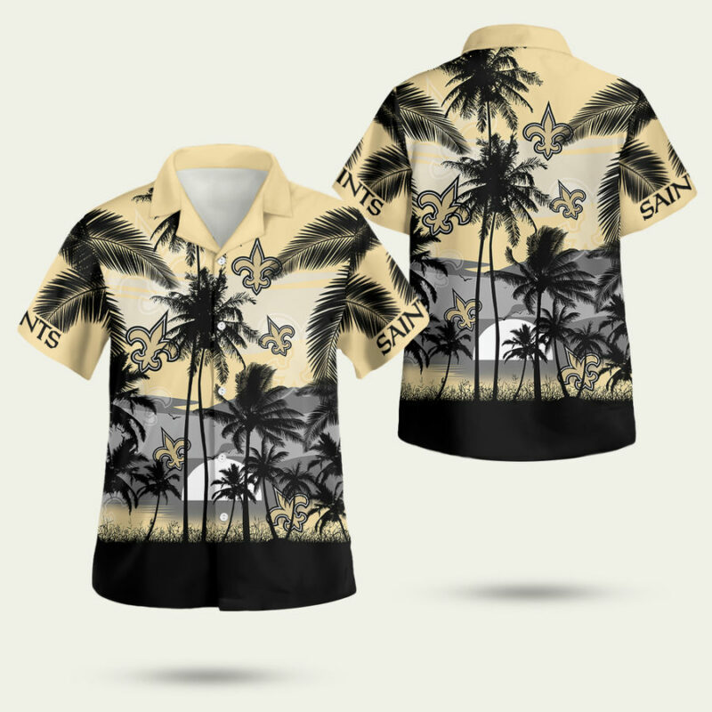 New Orleans Saints Tropical Hawaiian Shirt