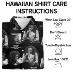 Nice time bob marley and the wailer hawaiian shirt care instruction