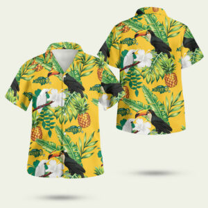 North dakota state bison hawaiian shirt