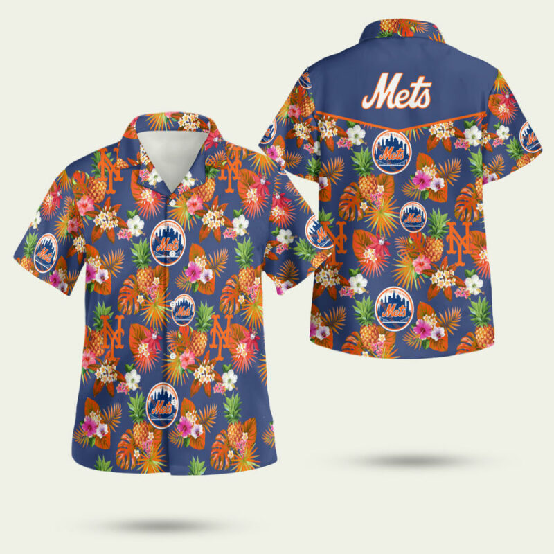 Ny Mets Hawaiian Shirt
