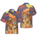 Oriental Powerful Tiger Hawaiian Shirt