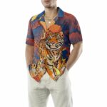 Oriental Powerful Tiger Hawaiian Shirt Front 2