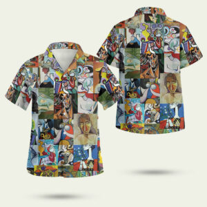 Pablo picasso poster hawaiian shirt