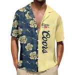 Personalized Coors Banquet Beer Tropical Summer Hawaiian Shirt Front 1
