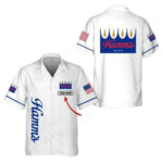 Personalized Hamms Beer White Hawaiian Shirt