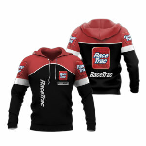 Personalized racetrac logo in my heart all over print hoodie