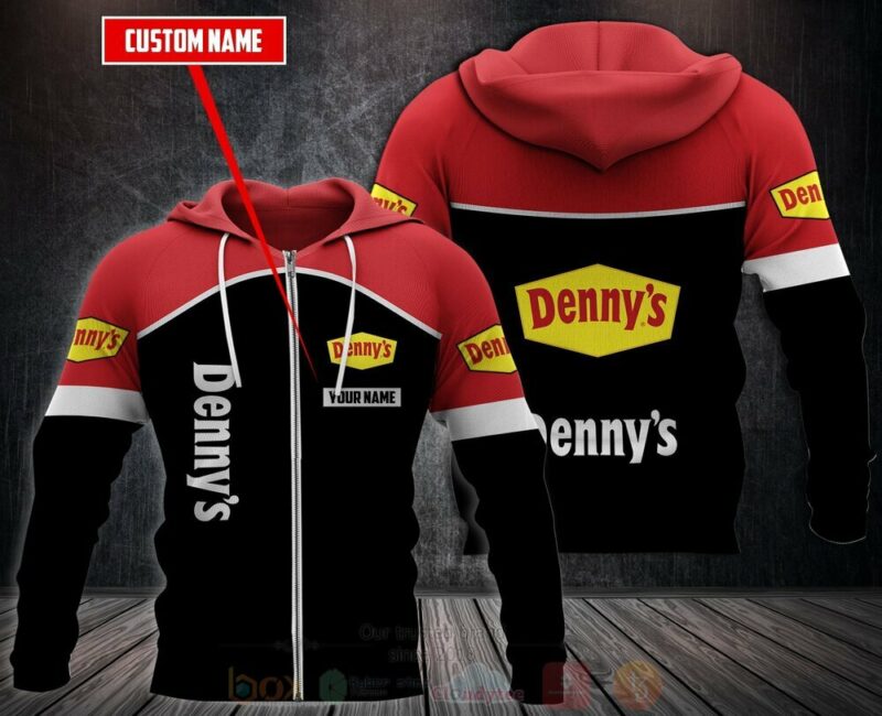 Personalized Dennys 3D Fleece Hoodie Hoodie