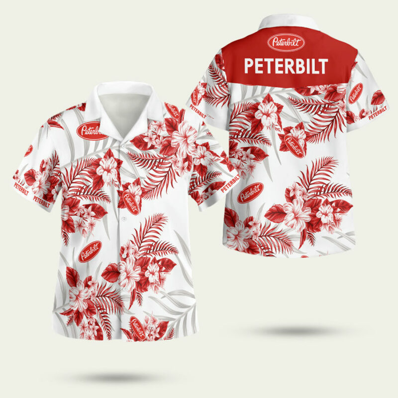 Peterbilt Tropical Hawaiian Shirt