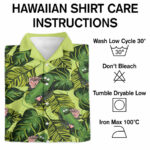 Pickle rick tropical hawaiian shirt care instruction