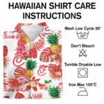 Pineapple chick fil a hawaiian shirt care instruction